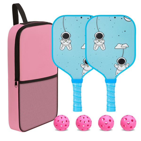 Children'S Pickleball Racket Fiberglass Parent-Child Pickleball For Beginner for Children Toy gift