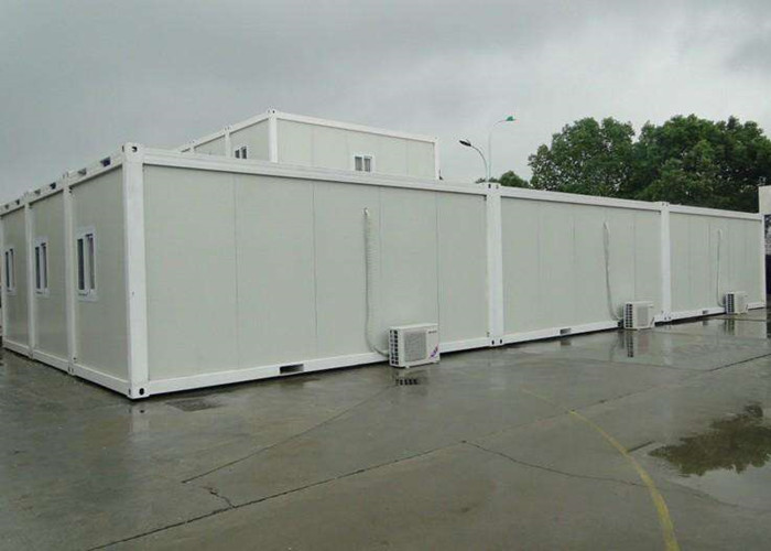White Mobile Container Homes Environment Friendly Assembly 6000mm * 2438mm *
