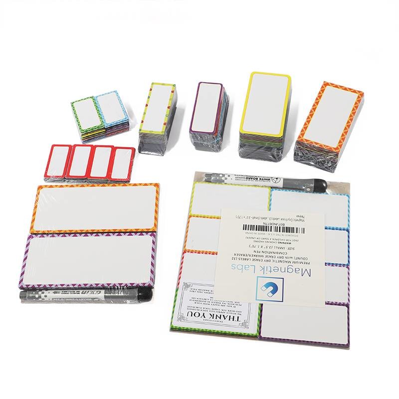Erasable Removable Magnetic Whiteboard Stickers ODM Custom Dry Wipe Labels