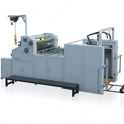 Automatic Water - Soluble Roll Laminator Machine With Collecting Rewinder