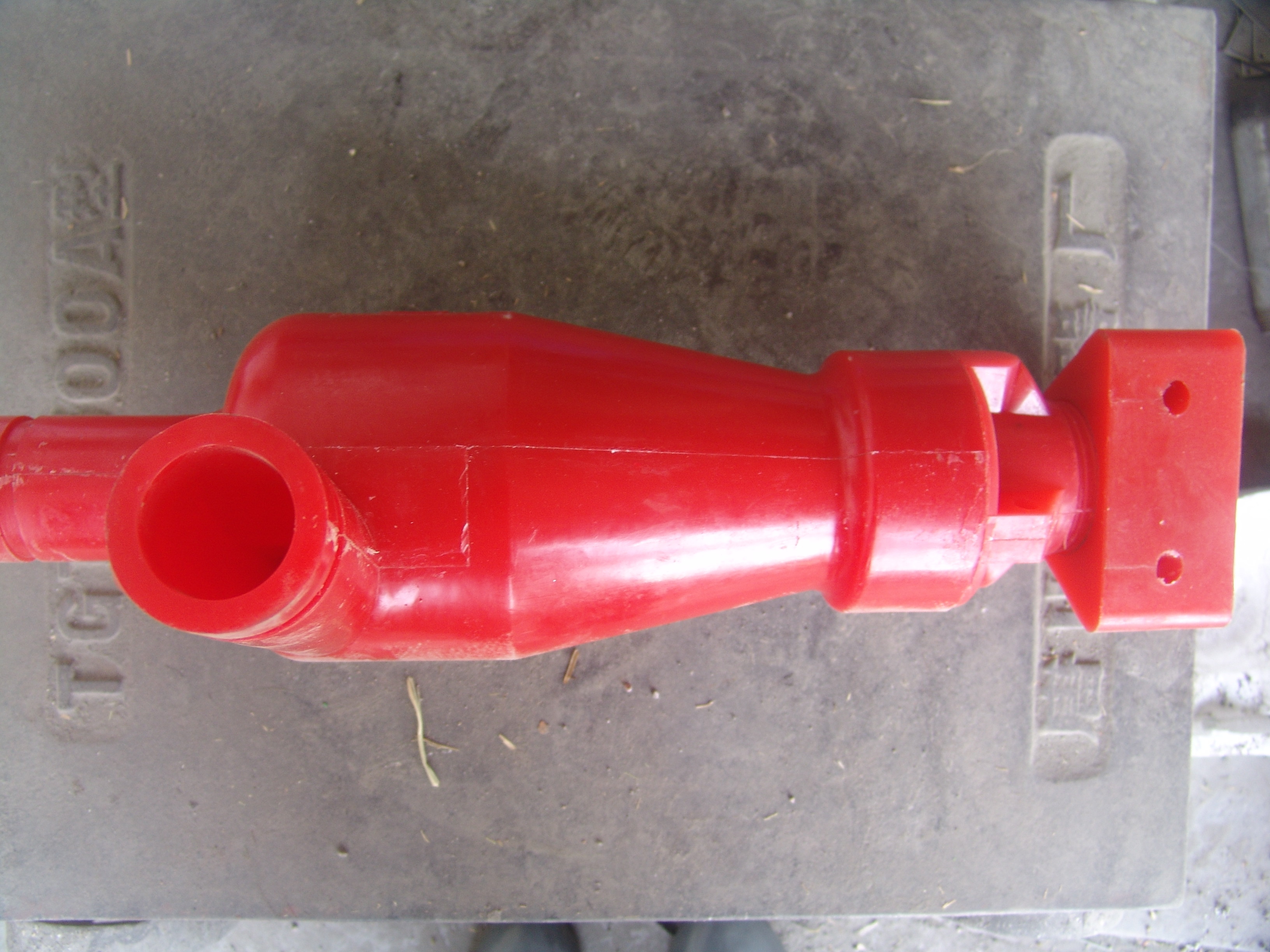 4" Hydrocyclone Body B836 Urethane High Wear Resistance