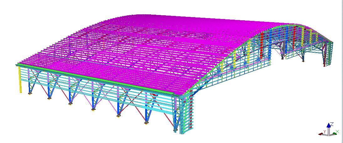 Steel structure workshop completed project