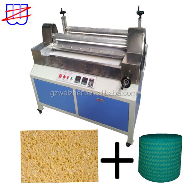 415V Kitchen Sponge and Scouring Pad Cutting Machine with Perfect Lamination Results