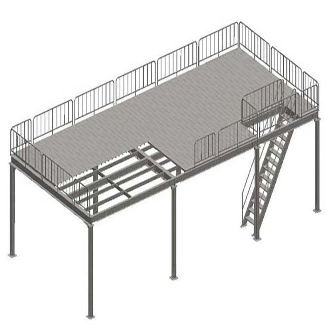 1000kg Sqm Loading Capacity Mezzanine Floor Racking Grating Galvanized
