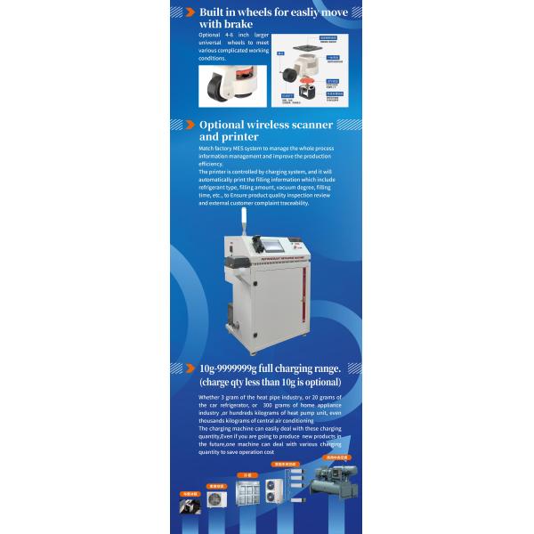 Dual System Refrigerant Charging Machine With For Charging R22 R513a R410A