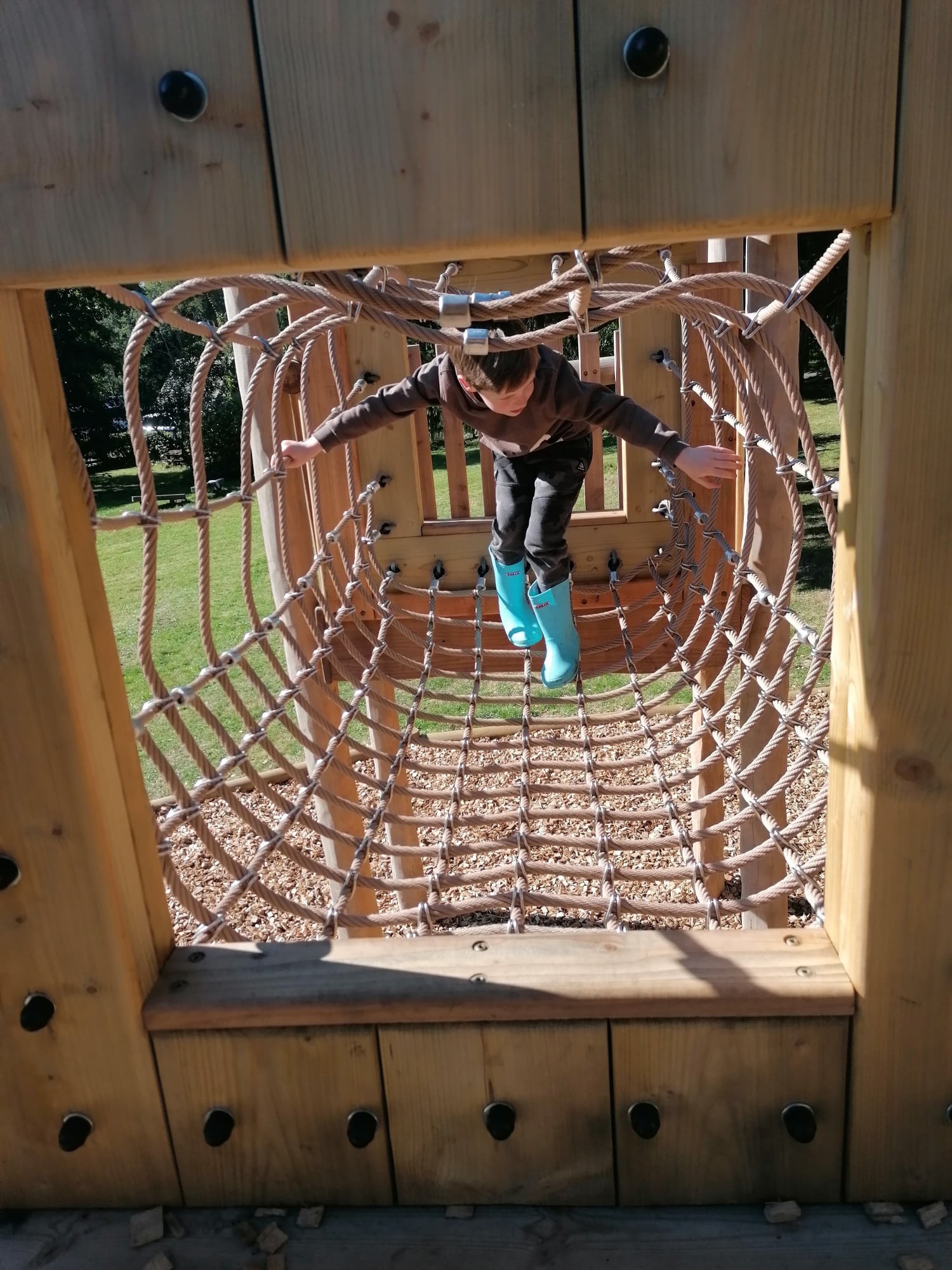China Dia 16mm Playground Combination Rope Tunnel For Kids Playing on sale