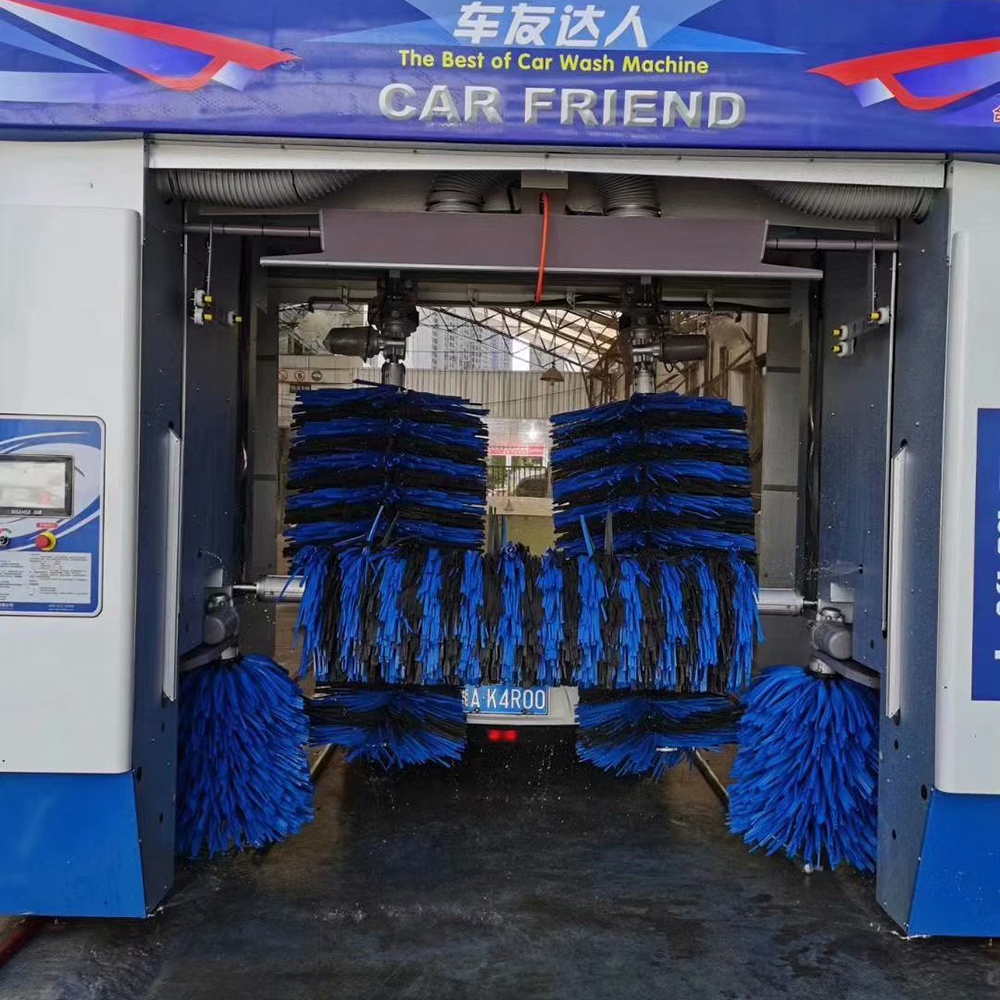 72L/Car Water / Electricity Consumption Rollover Brush Car Wash Machine Cf-370