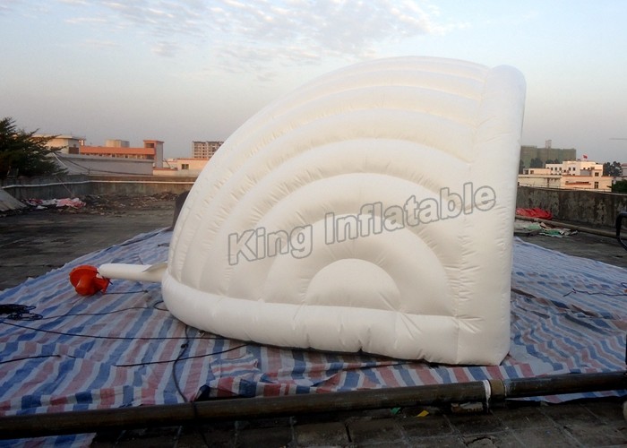 White Shell PVC Tarpaulin Inflatable Event Tent Wedding Golf Tent 5.0*3.8*4.0m