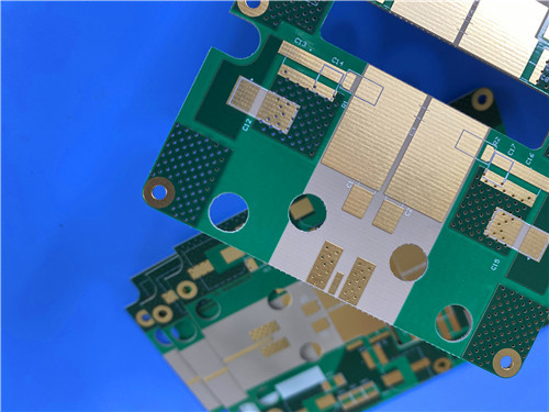 Double-Sided WL-CT440 PCB 10mil Substrate Green Solder Mask