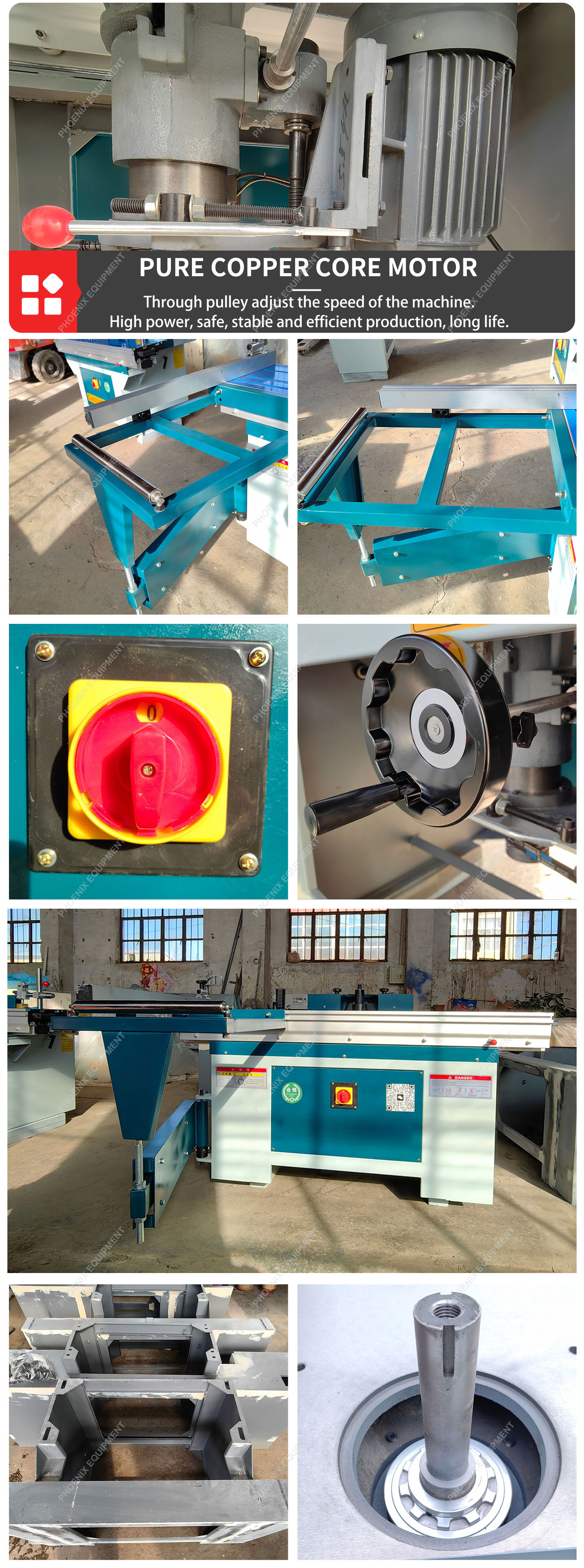 Versatile Spindle Moulder Machine MX5117A/MX5117B for Vertical Milling Gong Profiling