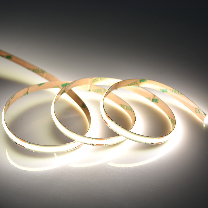 420/480/504/512/528/546 LED Chip Per meter DC5V 12V 24V White,Red,Green,Blue,Yellow Color Flexible COB LED Strip