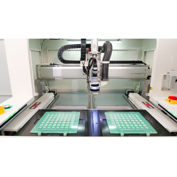 Twin Table Automatic Spindle Bit Routing PCB Depaneling Router Machine