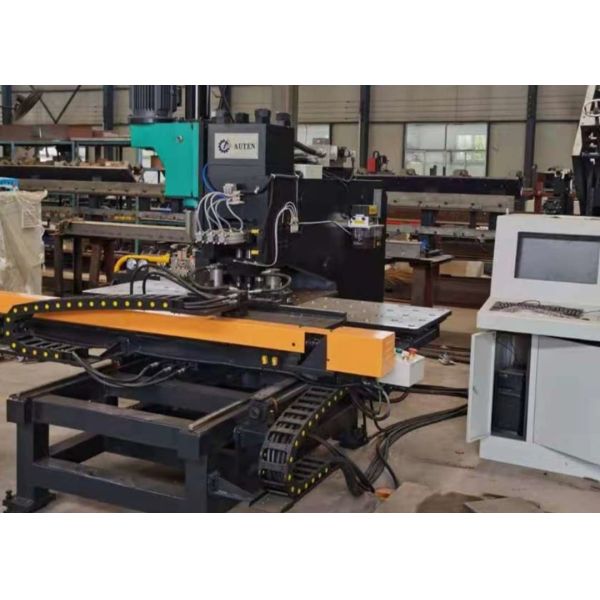 Automatic CNC Hydraulic Punching Machine For Power Transmission Line Tower Connection Plate