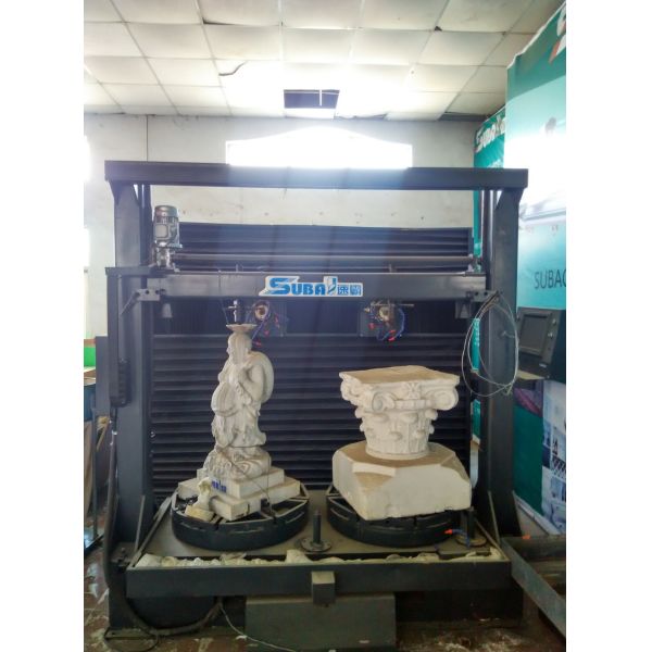 Quality Roman Column Stone Relief Stone Carving CNC Machine for sale