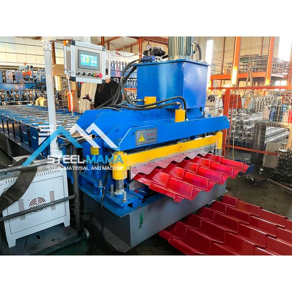 Steel Roof Sheet glazed tile roll forming machine With Different Shapes