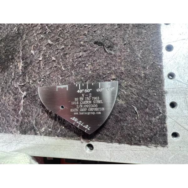 IIW V2 Ultrasonic Inspection Calibration Test Block