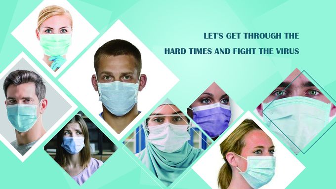 Personal Protection Disposable Face Mask Antibacterial Good Air Permeability