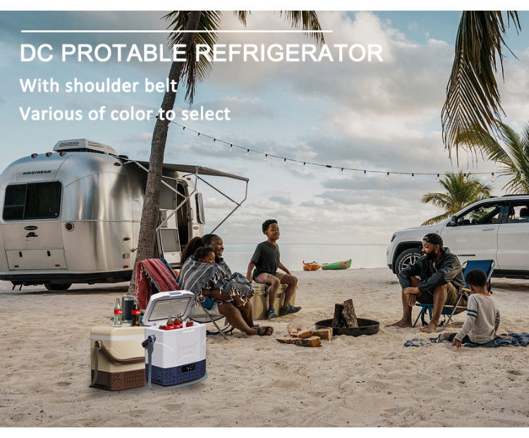DC Portable Refrigerator For Outdoor/Picnic Small Liters Mini Car Cooler 12v Camping Fridge Freezer