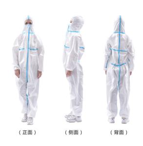 Quality Disposable Non Woven Wipes , Safe Protective Clothing Isolation Gown for sale
