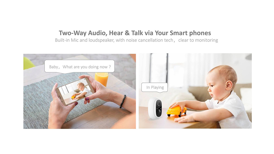 Smart Wireless Battery Camera(E93CH22)