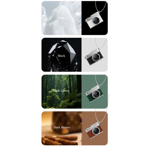 Lightweight 1080P Mini Camera 0.96inch Portable and Cams with Motion Detection 30 Frames Video Frame Rate 6 Filter Types