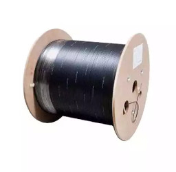 Self Supporting Butterfly Optical Cable with Metal Reinforcement LSZH Sheath and Galvanized Steel Rope for FTTH Drop Cable