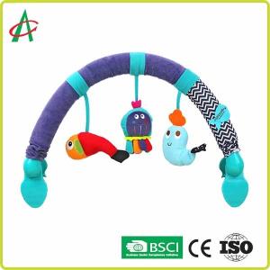 Quality L67cm Spiral Pram Toy Infant Pram Stroller With BB Squeaker for sale