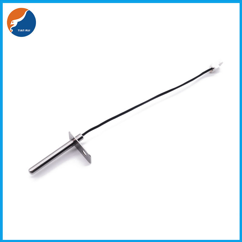 Flanged 100K Ohm Coffee Maker Temperature Sensor High Precision Wire