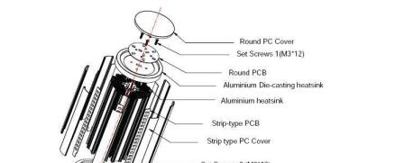 54W LED Corn Lamp E40 E39 Base Clear Milky Cover 140lm/ Watt 2835 Epistar Chip
