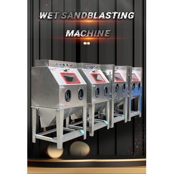 Manual Dustless Sand Blast Machine Glass Beads Blasting Media