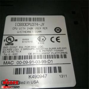 China IC693CPU374-JY  GE  CPU Controller with Ethernet on sale
