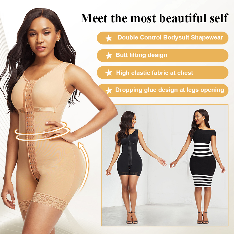 HEXIN Full Body Shaper 5XL BBL Stage 2 3 Postpartum Post Surgery Spandex Nylon Waist Trainer Corset Shapewear