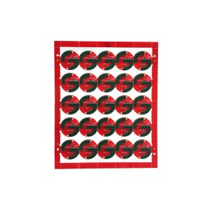 Quality Peelable Mask 1OZ Copper Red Ink FR4 Printed Circuit Board for sale