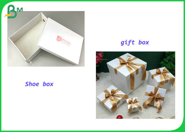 Printable 1.0 mm to 4.0 mm White-gray Cardboard For Rigid Boxes Making 