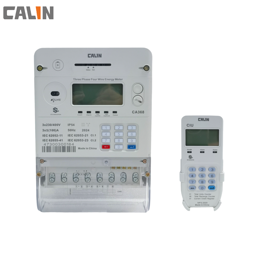 China STS Commercial 3 Phase Electric Meter , Prepayment Electricity Meters on sale