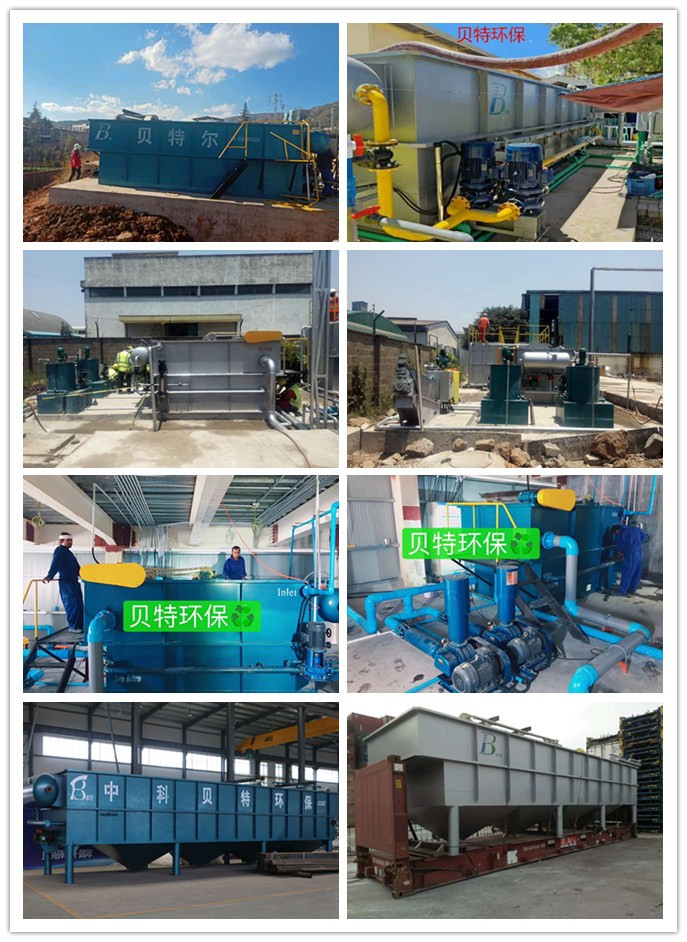 5mm Thick Dissolved Air Flotation Machine for Petrochemical Wastewater Treatment in Kenya