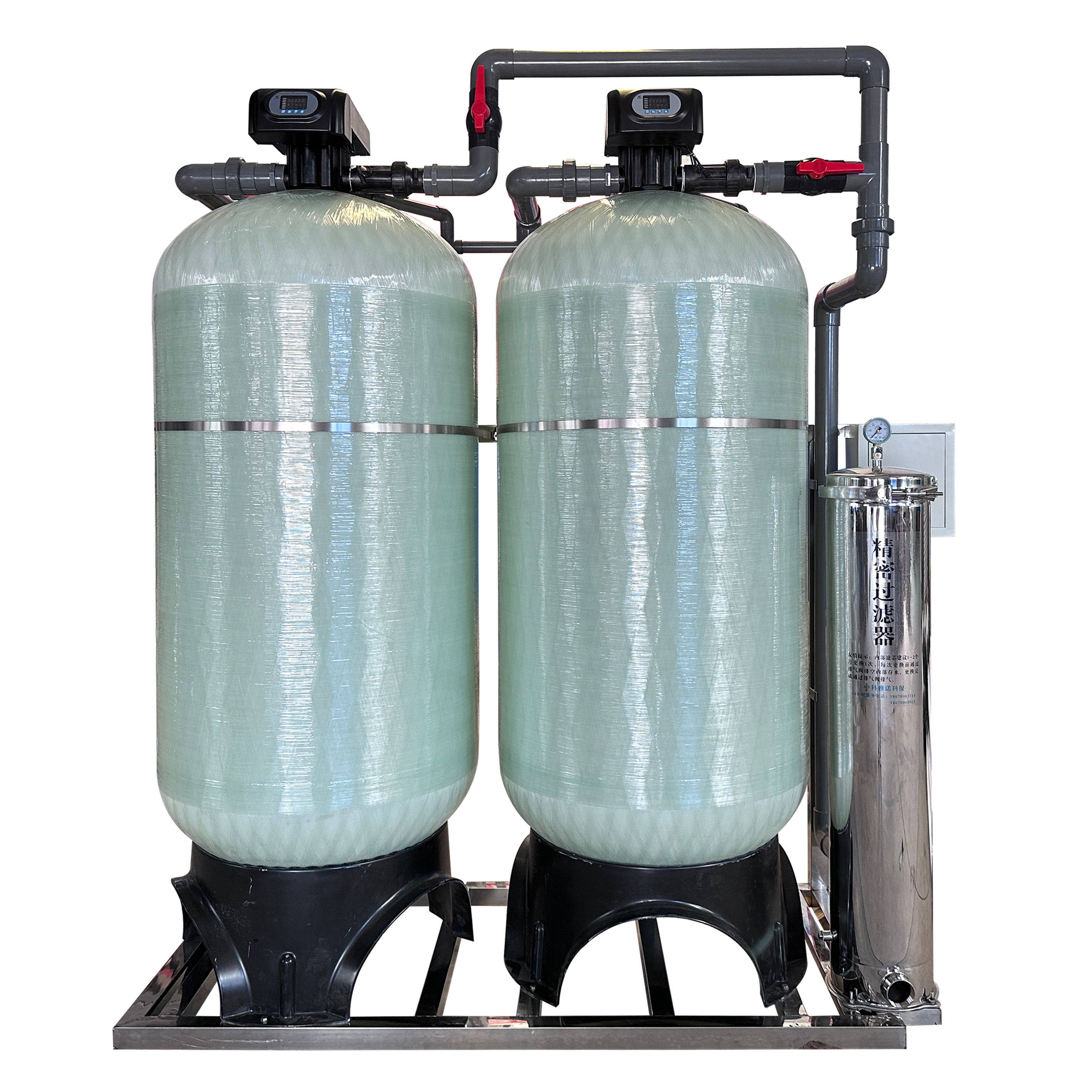 10T/Hour Fully Automatic Water Softening & Filtration Unit