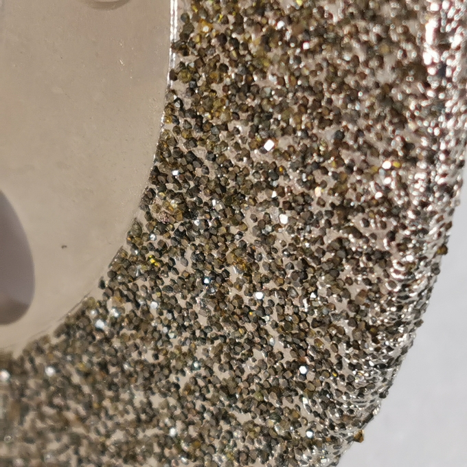 Electroplated CBN Grinding Wheel With Weight-reducing Holes Diameter 150* Inner Hole 30* Thickness 5.5* Width 25