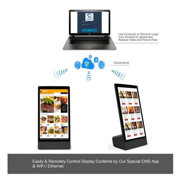 15.6inch L shape octa quad RK3576S android tablet pc business kiosk Built-in battery