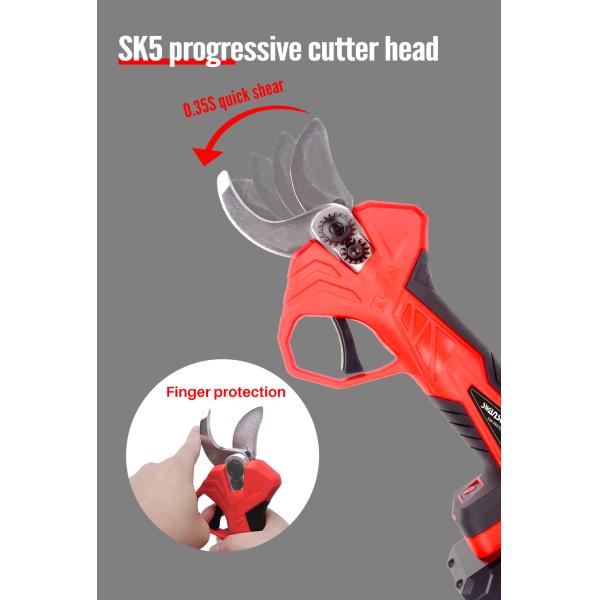 SWANSOFT 35MM Electric Pruning Shears With Finger Protection progressive Cutting pruners