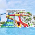 Water Playground Amusement Multi-Player Racing Water Park Equipment Slides