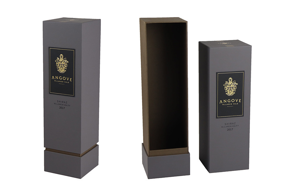 OEM Service Pull Out Wine Gift Packaging Boxes ISO9001 For Champagne