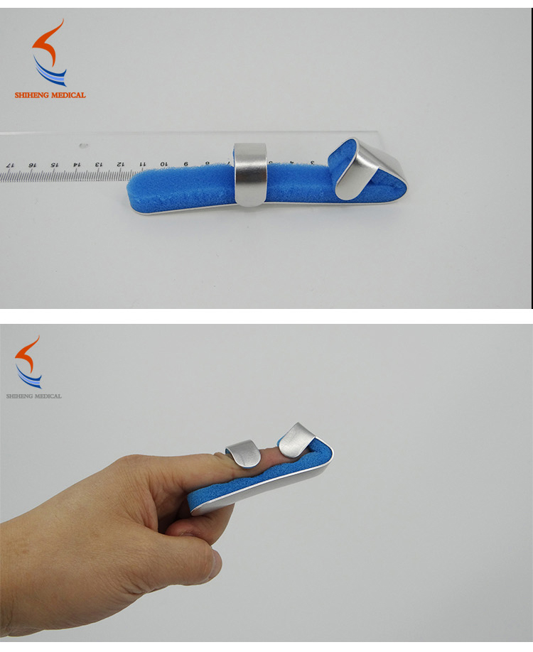 Custom aluminum metal frog baseball finger splint.jpg