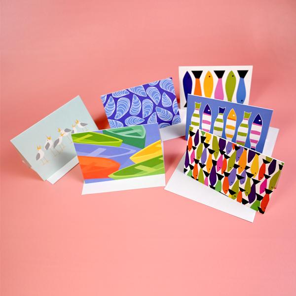 OEM Folded Thank You Card Greeting Cards Printing Servise Custom Design With Envelope