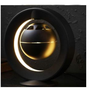 Buy cheap 360 rotating led light magnetic levitation floating wireless bluetooth speaker from wholesalers