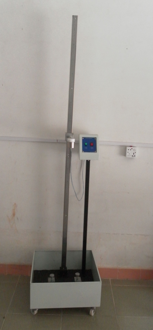 Adjustable Height Drop Ball Impact Tester Plastic Impact Testing Machine 2.5KW