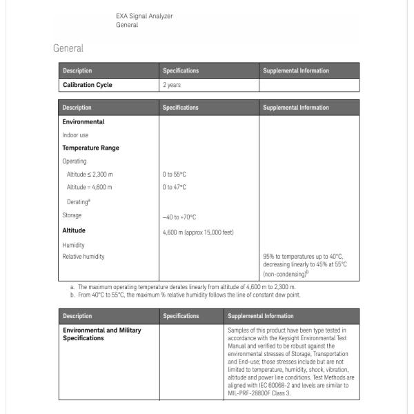 Keysight N9010B EXA Signal Analyzer 10 Hz to 44 GHz with PathWave X-Series Software for Fast and Flexible Measurements
