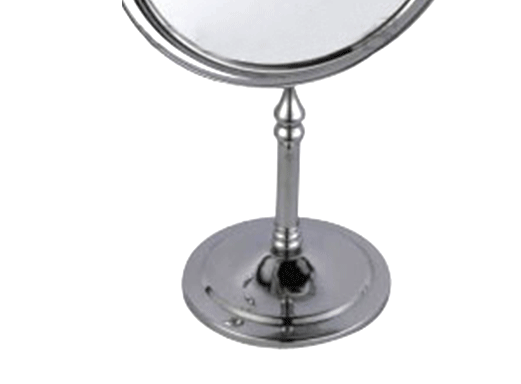 8 INCH Simple Stainless Steel Mirror decorative metal wall mounted folding makeup bath mirror