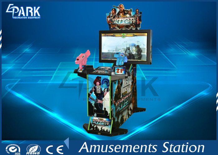 Indoor Electronic Video Game Shooting Arcade Machines With 42 Inch Screen