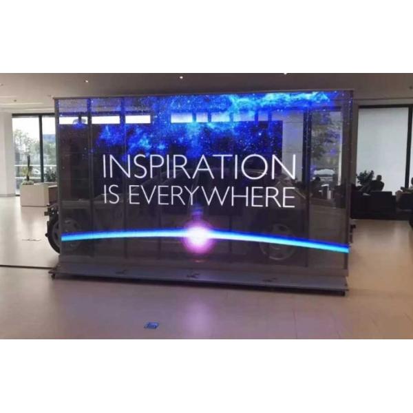 Quality SMD2020 Transparent Glass Led Display 1/ 16scan for sale